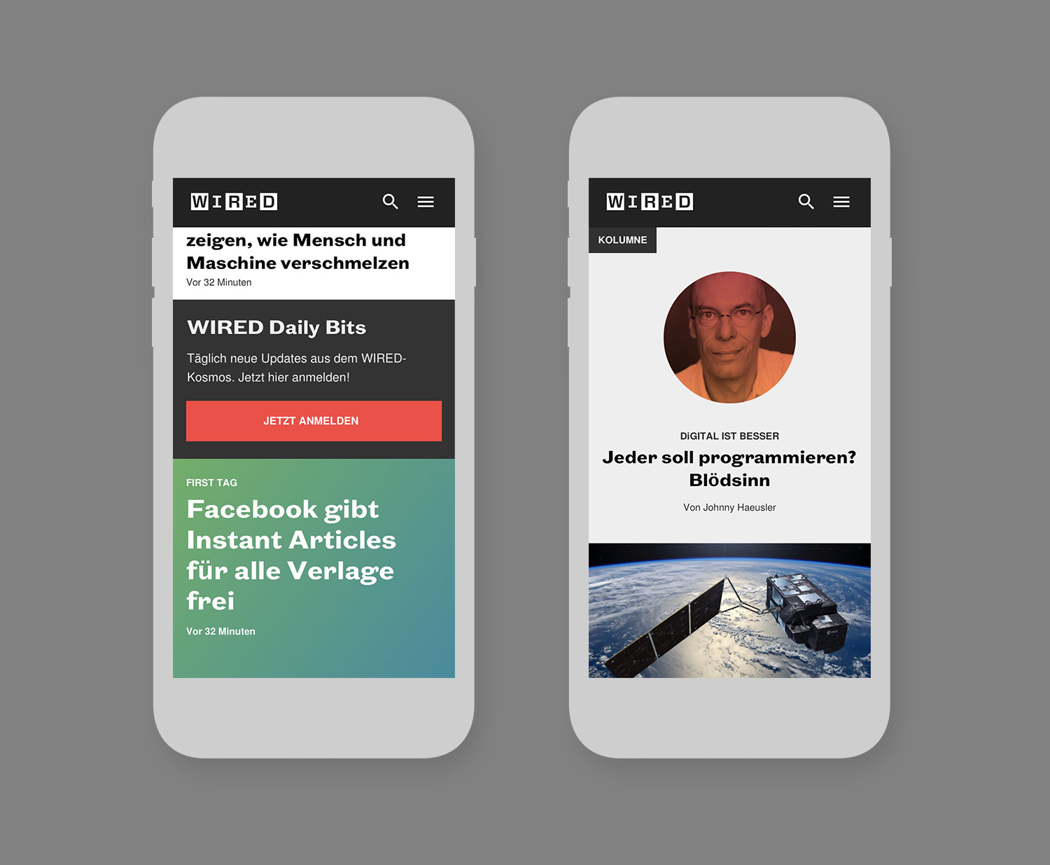 Wired Germany, Online Redesign