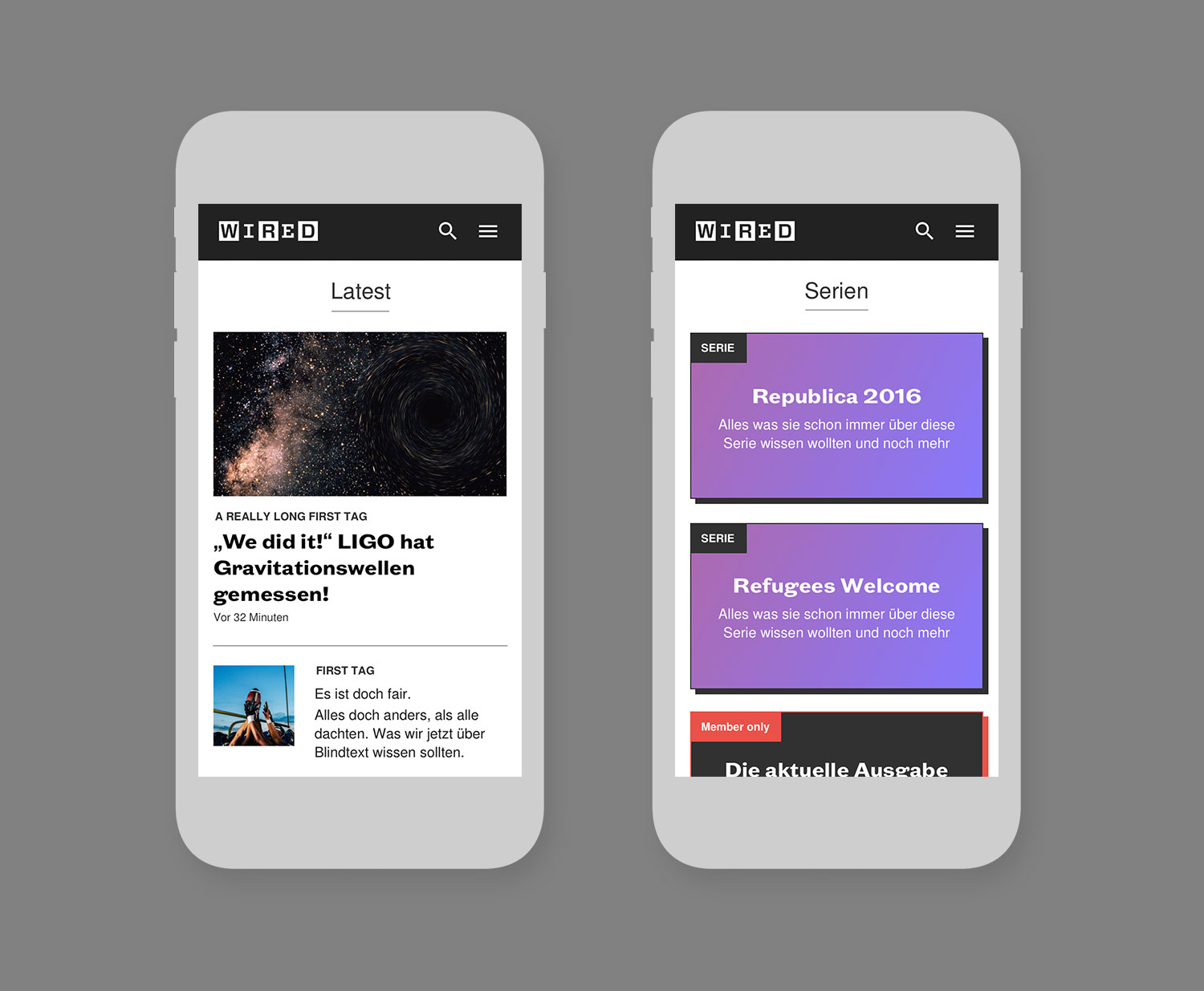 Wired Germany, Online Redesign