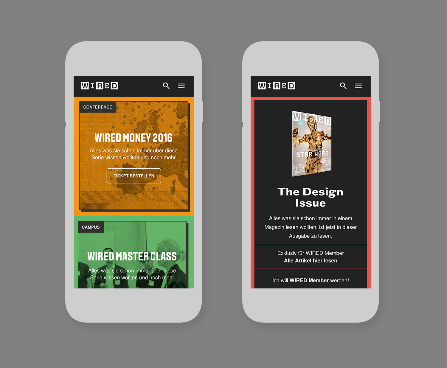Wired Germany, Online Redesign
